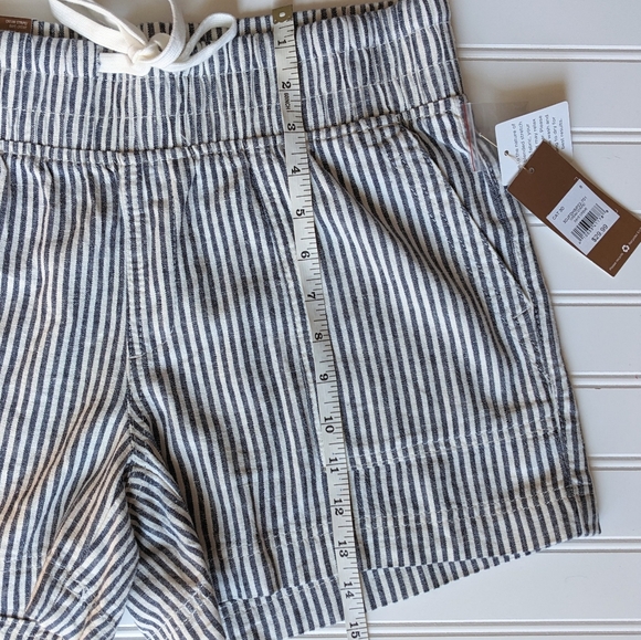 NWT Denver Hayes Linen Blend Striped Shorts - Picture 12 of 12